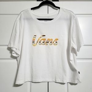 Vans White Crop Top